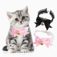 thumbnail image 4 of Adjustable Pet Bandana with Extension Chain - Friendly to Skin - Easy-wearing Decorative - Polyester Bell Pendant - Pet Cat Dog Lace Collar, 4 of 8