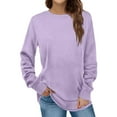 thumbnail image 2 of Sweats à Capuche Unis Automne Hiver Simple Casual Manches Longues et Taille Col Rond à Capuche en Bas en Vrac, 2 of 7