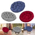 thumbnail image 1 of Cojines para Silla de Asiento de Patio Shamjiam Cojín de asiento de columpio Gris oscuro y azul, 1 of 8