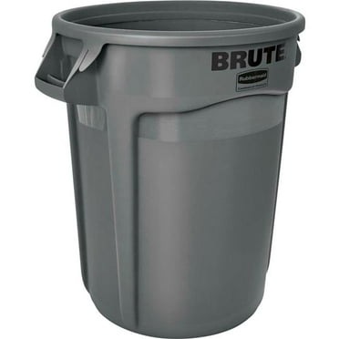 Rubbermaid Commercial Products 4507227 32 gal Brute 2632 Trash Container with Venting Channels - Gray
