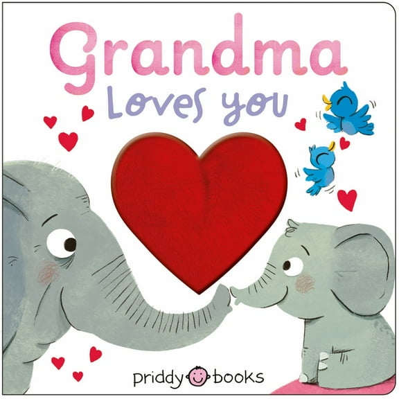 Heartfelt Books: Grandma Loves You: With a Giant Plush Heart!, (Board Book)