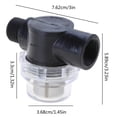 thumbnail image 3 of Garden Watering Hose Filter Agricultural Irrigation Impurity Prefilter Aquarium Water Filter 50 Mesh Strainer, 3 of 9