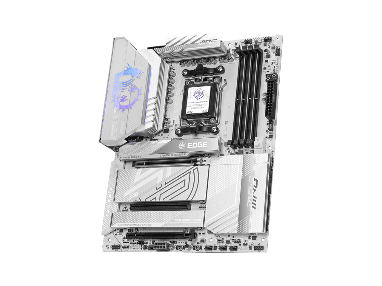 MSI MPG MPG X870E EDGE TI WIFI AM5 AMD X870E SATA 6Gb/s  5G LAN DDR5 M.2 Wi-Fi 7 ATX Motherboards