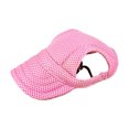 thumbnail image 1 of CSChome Chapeau pour Animaux Chapeau pour Animaux avec Trous pour Oreilles Maille Respirante Réglable Petits Chiens Chats Teddy Pug Chihuahua Chiot Baseball, 1 of 7