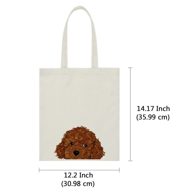Toy Brown Poodle Tote Bag Toy Brown Poodle Tote Bag