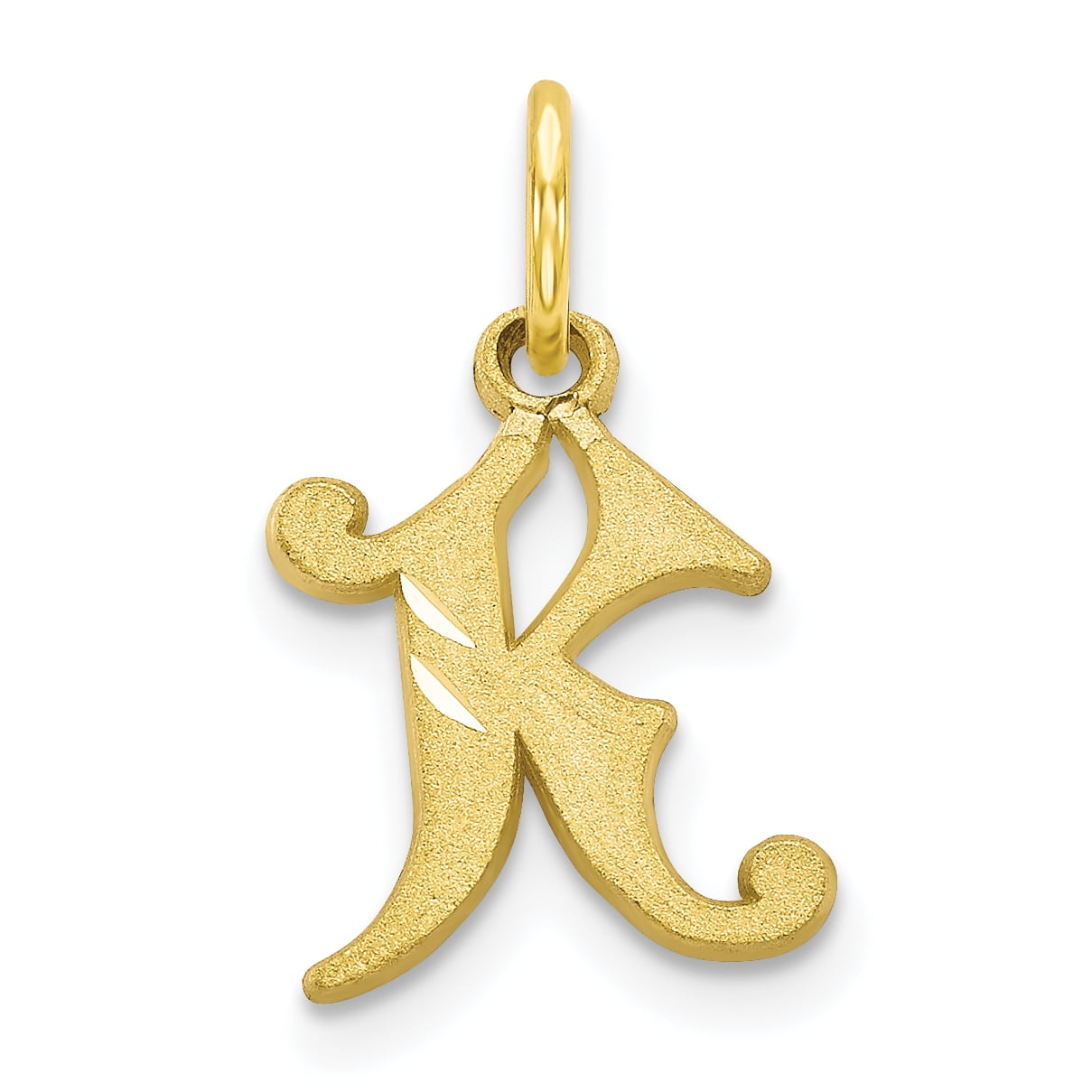 10k Yellow Gold Initial Monogram Name 
