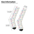 thumbnail image 5 of Haiem Cartoon Bunny Socks, Funny Novelty Crazy Design Cotton Socks Sports Socks Knee High Socks For Men, Women,1Pairs - Gift For Working Friends, 5 of 9
