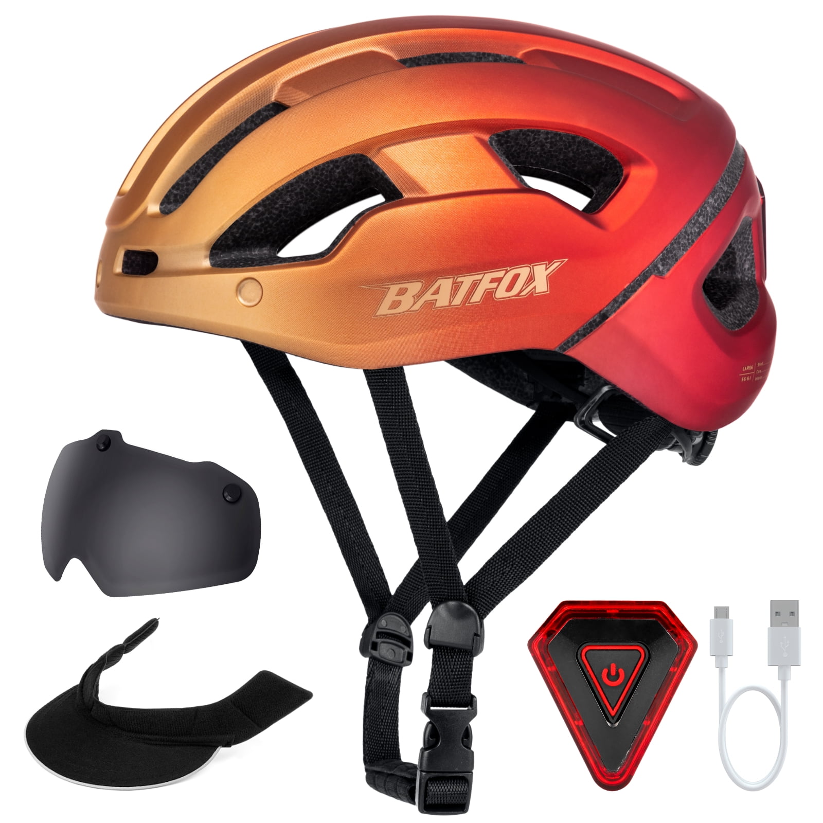 Cycling Helmet MTB Road Bike Sport Helmet Sun Visor EPS Bicycle Helmet With Lens 