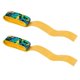 thumbnail image 5 of 2 Piezas Antideslizante Absorben El Sudor Overwrap Agarre La Cinta Para Tenis / Bádminton / Raquetas De Squash Raqueta De Bicicleta Mango Camo Amarillo y verde Sunnimix Cinta de agarre de la raqueta, 5 of 6