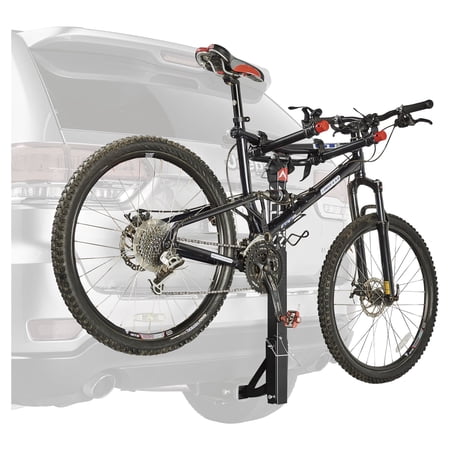 ALLEN SPORTS DELUXE 2-BICYCLE HITCH MOUNTED BIKE CARRIER, BLACK