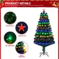 thumbnail image 4 of Ktaxon Christmas Tree 5ft Traditional with Colour Changing Lights Artificial Xmas Tree, Indoor Holidays Decoration, 4 of 8