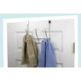 thumbnail image 2 of Home Basics Chrome Plated Steel 3 Hook over The Door Hanging Rack, Crystals, 2 of 2