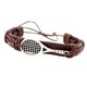 thumbnail image 3 of Brazalete de cuero trenzado tejido Brazalete de muñeca Hombres Mujeres Charm Sharpla Pulsera trenzada, 3 of 6