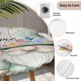 thumbnail image 3 of Spring Gnomes Round Tablecloth for 45-54 Inch Tables,Fitted Table Cover with Elastic Edge,Rustic Botanical Flowers Beige Wooden Waterproof Outdoor Table Cloth Protector for Patio Garden Dinner Picnic, 3 of 9