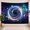B, variant on XaaKee Tapestry Wall Hanging, Majestic Vortex Dance Massive Galaxy, High-Quality Polyester Bedroom Tapestry, 60x40Inch
