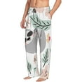 thumbnail image 2 of Balery Cute Cartoon Sloth print Men's Pajama Pants,Ultra Lightweight Pjs,Lounge Pant-X-Large, 2 of 9