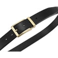 thumbnail image 4 of Men's Dress Belt Black Leather Belts for Jeans, 4 of 5