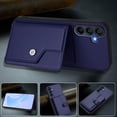 thumbnail image 3 of FOXDOCK Case for SAMSUNG Galaxy A16 RFID-Blocking Card Holder - Stylish Button Closure Design, 3 of 4