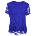 thumbnail image 3 of TYGHBN Spring and Summer New Women's Short Sleeved Lace Shirt Athletic T Shirt Women Short Sleeve Tops for Women Short Sleeve Woman Tees Womens Turtleneck Long Sleeve Tops Layering Long Sleeve Shirt, 3 of 3