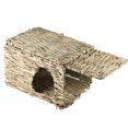 thumbnail image 6 of Frogued Woven Grass Straw Small Pet Rabbit Hamster Cage Nest House Chew Toy Foldable Bed, 6 of 9