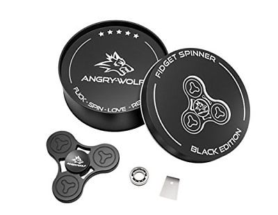 angry wolf fidget spinner