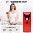 thumbnail image 2 of Mistaha EMF Field Monitor Detector Red - Portable Radiation Testing Device, Wide Frequency Range, High Sensitivity, Easy-to-Use - Battery Operated (Battery not Included), 2 of 7