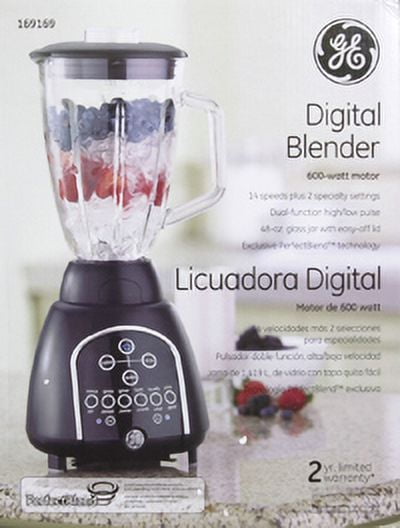 GE Blender | 5-Speed + Pulsing Option | Kitchen Essentials Blender for  Shakes, Smoothies & More | Large 64 oz Tritan Jar, 7-9 Servings per Batch 