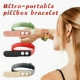 thumbnail image 4 of Portable Pillbox Bracelet For Medication And Vitamins Stylish Waterproof Health Tracker For Travel And Daily Use, 4 of 9