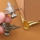 thumbnail image 4 of 4/24 piezas de protectores de esquinas para cajas de joyas antiguas, patas decorativas para cajas de madera, bases de soporte, protectores de esquinas tallados en triángulo, 4 of 6