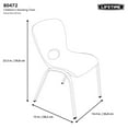 thumbnail image 5 of LIFETIME - Lot de 2 chaises empilables pour enfants, bleu glacier, 5 of 5