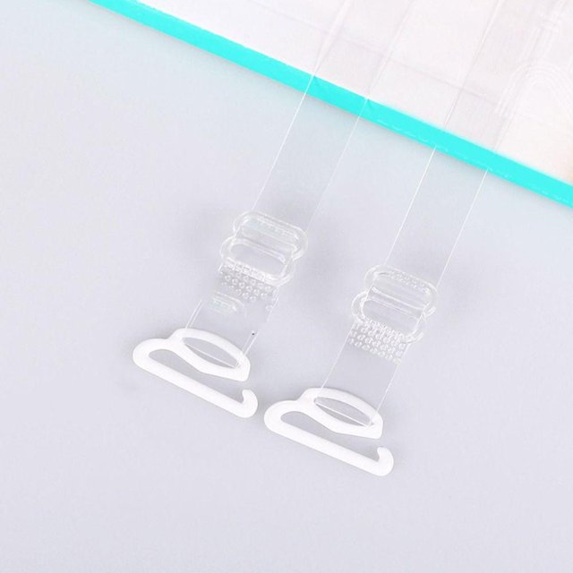 EVE01 Correa De Hombro Transparente Elástica 1,0 Cm Antideslizante Doble Ropa Interior Decorativa Para Niñas Bralette Silicona Invisible Sujetador Correas