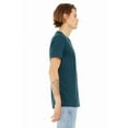 thumbnail image 3 of Bella Canvas Mens Jersey V-Neck Tee, L, Deep Teal, 3 of 3