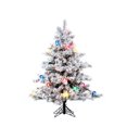 thumbnail image 1 of Vickerman A806348 4.5  x 44   Flocked Alaskan Tree 200MU-G50, 1 of 2