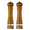 8 Inch Antique + Antique Color Box, variant on Pepper Grinder,Classic Manual Wood Salt Grinder Refillable Pepper Mill Sets with Visible Window Adjustable - 8 Inch Antique + Antique Color Box