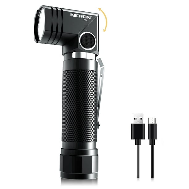 Linterna NICRON N9 recargable de 1000 lúmenes IP65 a prueba de agua