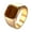 gold#6, variant on Men's Tiger Eye Square Signet Ring, Stainless Steel Rings with Natural Stone for Men Jewelry Gift for Him, Size 6-13