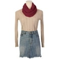 thumbnail image 3 of INSPIRAR CHIC Bufanda de Chiffon Sólido para Mujeres Ligera Suave Sheer Larga Envoltura para la Cabeza Chal Bufandas Burdeos 68.9x29.5 pulgadas, 3 of 7