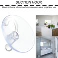 thumbnail image 3 of Strong Transparent Suction Cup Sucker Wall Hooks Hanger Strong Attached Any Smooth Surface Set Hanger Kitchen Bathroom, 3 of 8
