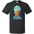 thumbnail image 3 of Inktastic Keep It Cool Melting Earth Ice Cream Cone T-Shirt, 3 of 5
