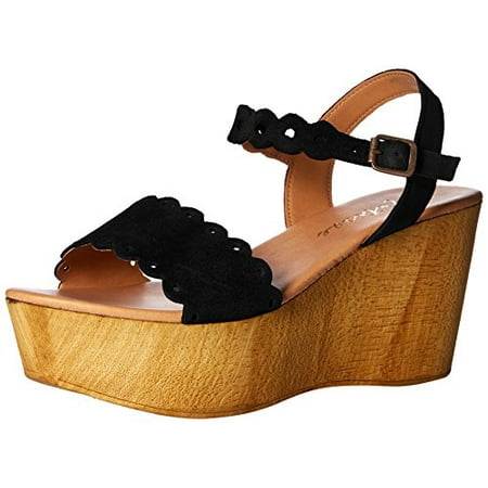 

Matisse Women s Chrysler Wedge Sandal Black 9 M US