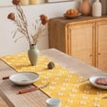 thumbnail image 4 of Boho Burlap Table Runner With Tassels, Spring Summer Kitchen Dining Table Decoration for Indoor Outdoor Home Farmhouse Decor 13X72 inches, 4 of 7