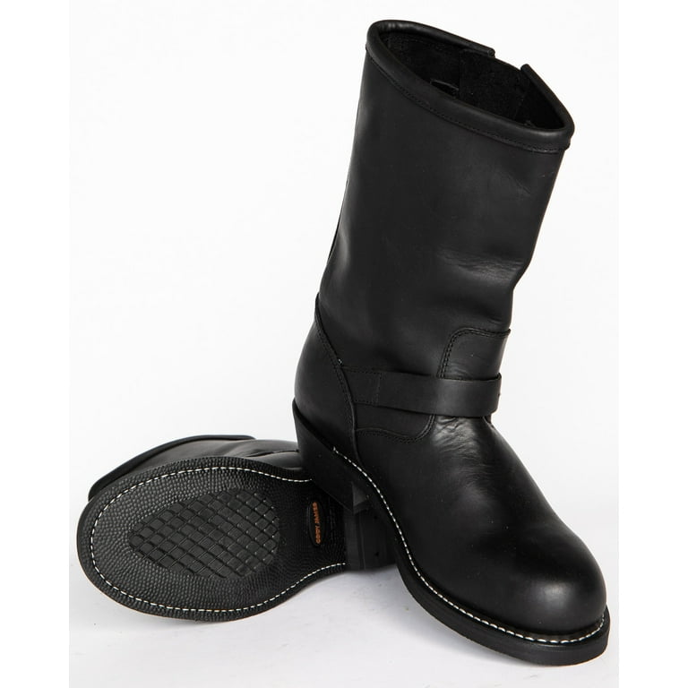 Brothers And Sons Men's Engineer Motorcycle Boot Round Toe