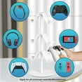 thumbnail image 2 of Soporte para mando de videojuegos de 3 niveles, soporte para auriculares, colgador ajustable para auriculares y mando de videojuegos para todos los accesorios universales de PC para videojuegos, 2 of 7