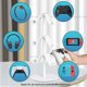thumbnail image 2 of Soporte para mando de videojuegos de 3 niveles, soporte para auriculares, colgador ajustable para auriculares y mando de videojuegos para todos los accesorios universales de PC para videojuegos, 2 of 7