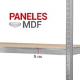 thumbnail image 3 of Estante Metálico 5 Niveles Guardex Anaquel Organizador Rack Color Gris, 3 of 8