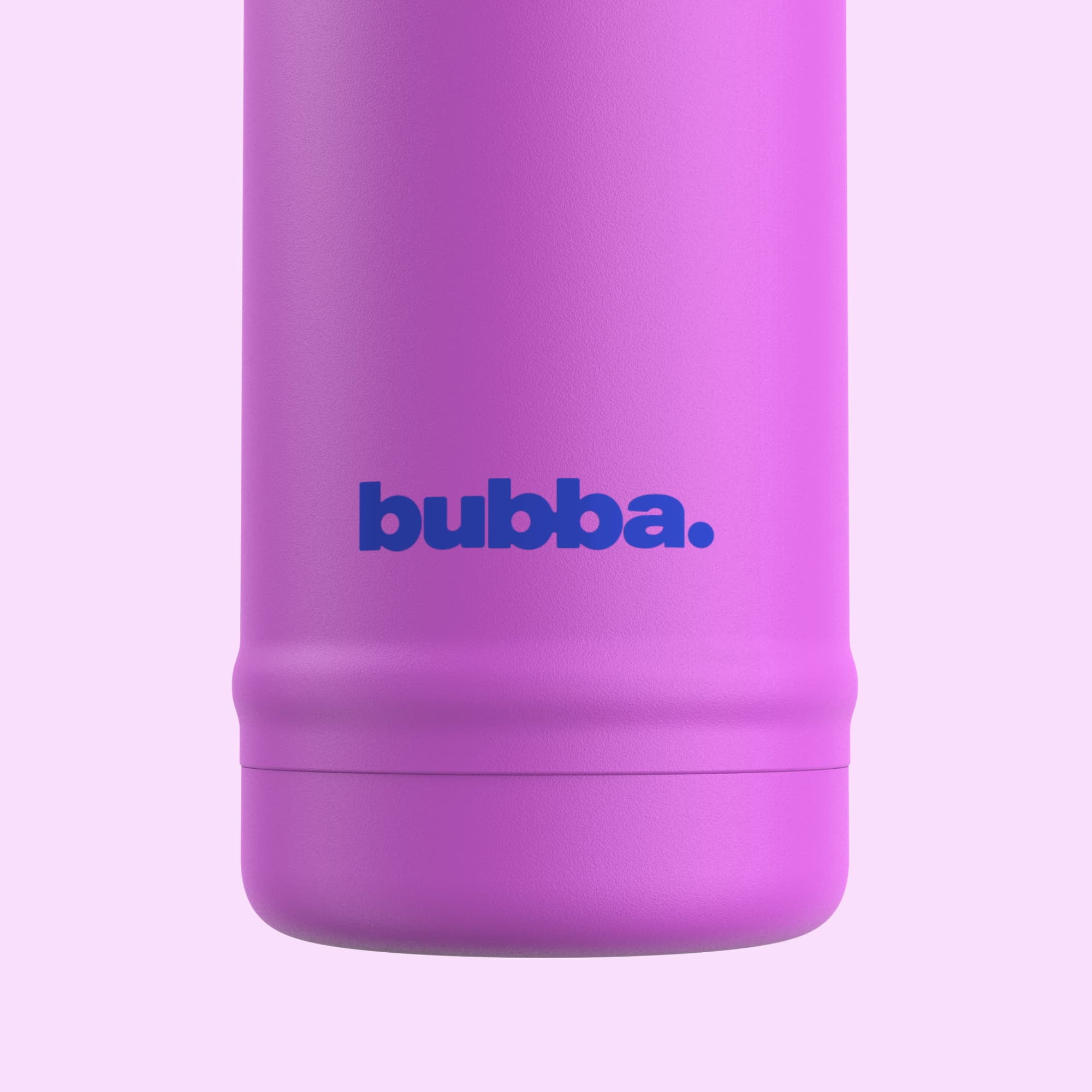 Bubba 18oz DualSip Insulated Stainless Steel Water Bottle with Straw & Sip Lid, Moodbooster Purple/Blue