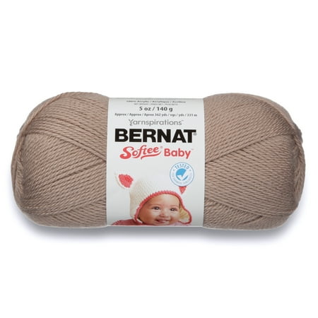 UPC: 0057355366374 | Bernat Light Acrylic Beige Yarn 362 yd