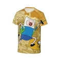 thumbnail image 3 of Adventure Time Kids' Short Sleeve T-Shirt Print Tee Shirts For Boys & Girls Summer Casual Wear Fashion Top Blouse Medium, 3 of 9