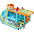 thumbnail image 6 of Memoryfield Kids Inflatable Bounce House 12-in-1 Bouncer Playset with Slide & 350W Blower, Indoor Outdoor Jump Castle for Backyard, 6 of 8