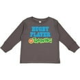 thumbnail image 3 of Inktastic Rugby Player in training Boys or Girls Long Sleeve Toddler T-Shirt, 3 of 5